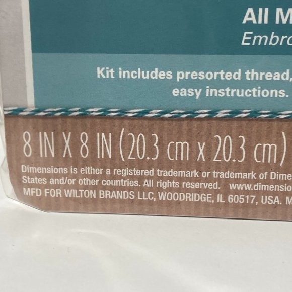 Dimensions Cathy Heck All My Heart Embroidery Kit 8"X8" Add Your Own Photo Gift - Picture 7 of 16